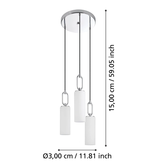 MAJANA Lampa wisząca 390128 EGLO