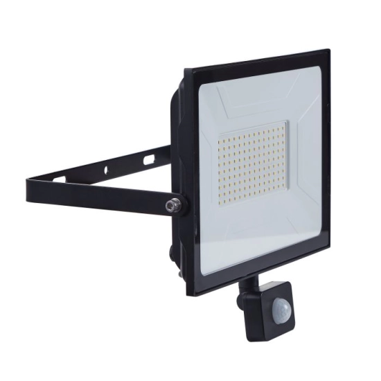 FAEDO 3 kinkiet zewnętrzny LED 102W 5000K naświetlacz z czujnikiem ruchu czarny