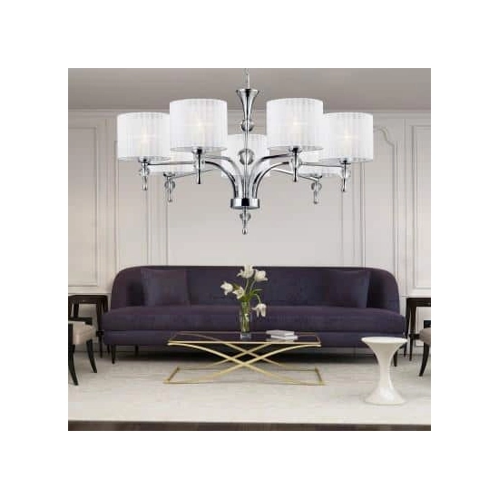 Żyrandol IMPRESS AZ1106 White AZZARDO