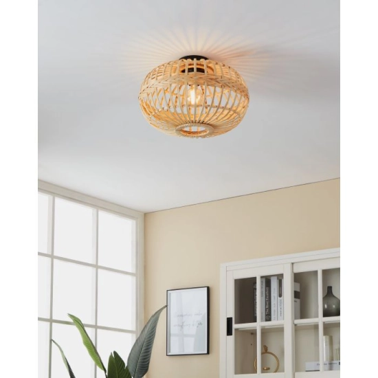 LAMSFIELD oprawa sufitowa plafon 1 x E27, 45 cm | Boho 43723 EGLO