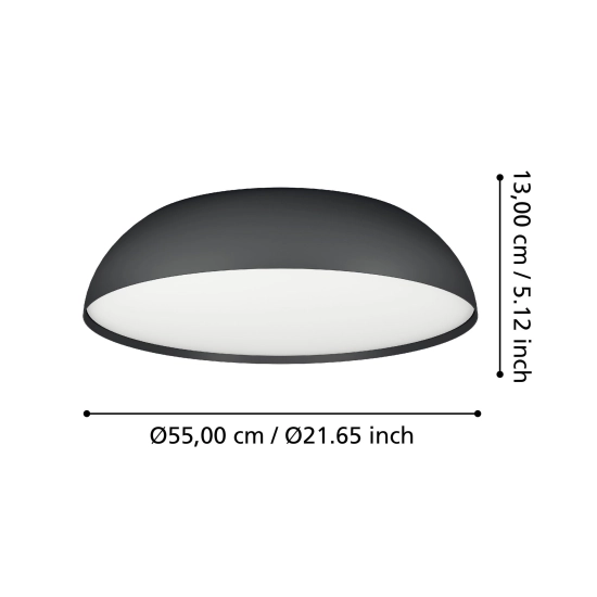 TOLLOS-Z oprawa sufitowa 900407 EGLO