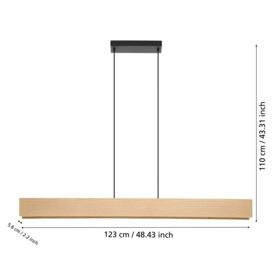 ANCHORENA-Z Lampa wisząca 900388 EGLO