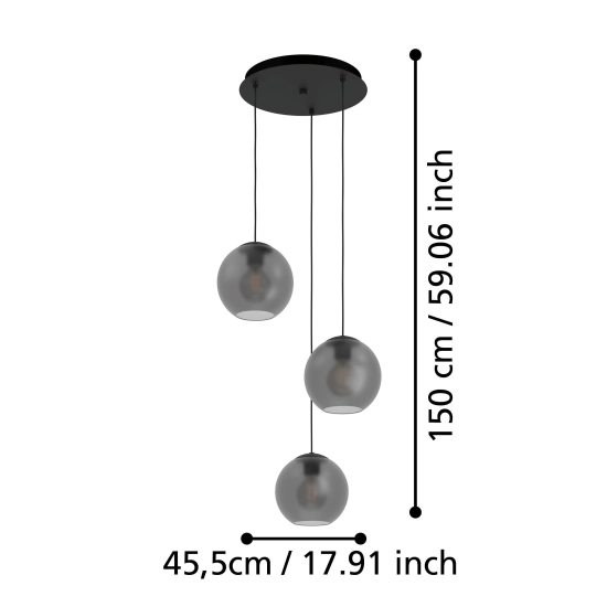 ARANGONA Lampa wisząca 390213 EGLO