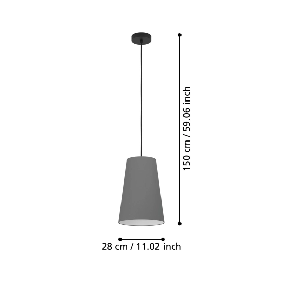 PETROSA Lampa wisząca 390135 EGLO