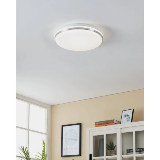 PINETTO Plafon łazienkowy LED 34 cm 4000K IP44 900365 EGLO
