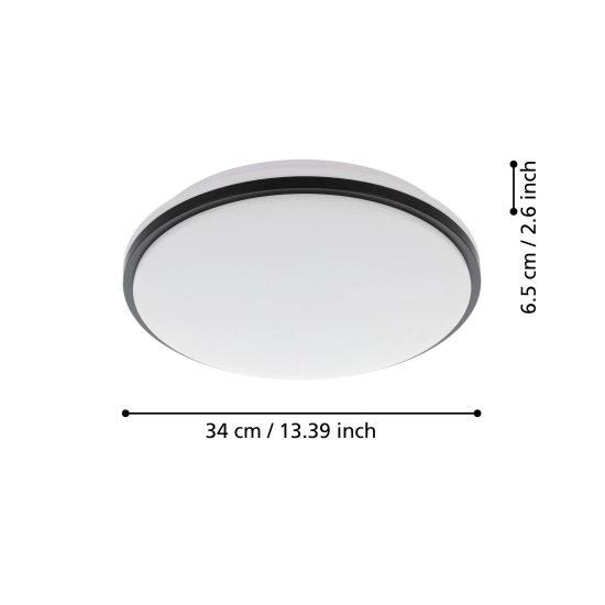 kinkiecik.pl PINETTO lampa ścienna / sufitowa 900366 EGLO