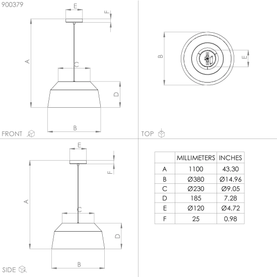 CONTRISA Lampa wisząca 900379 EGLO