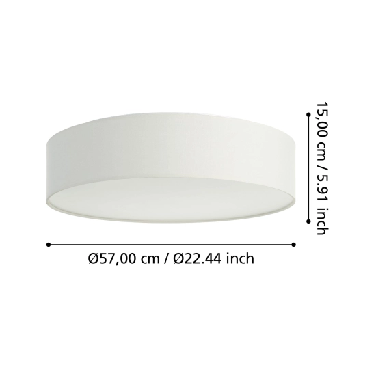 ROMAO-Z oprawa sufitowa 900439 EGLO