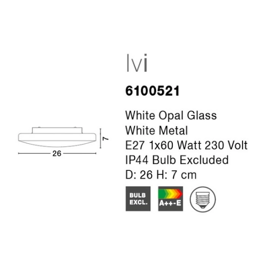 Plafon LOGRONO LE42444 Luces Exclusivas - zdjęcie dodatkowe 2