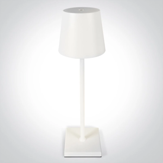 WHITE 3,5W RGB+WW TABLE LAMP RECHARGEABLE USB SOCKET IP54 DIMMABLE 61082/W/RGBW ONE LIGHT