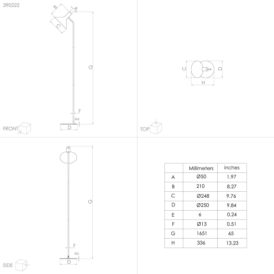 MORESCANA Lampa podłogowa 390222 EGLO