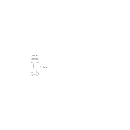 Lampa stołowa przenośna Decorative 61102/BBS IP54 One Light