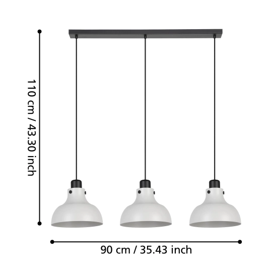 MATLOCK Lampa wisząca 43826 EGLO