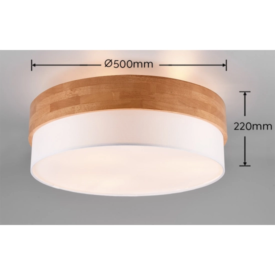Plafon SEASONS – 611500301 excl. 3x E27 · max. 40W TRIO