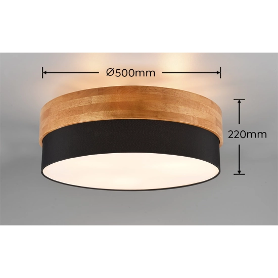 Plafon SEASONS – 611500302 excl. 3x E27 · max. 40W TRIO