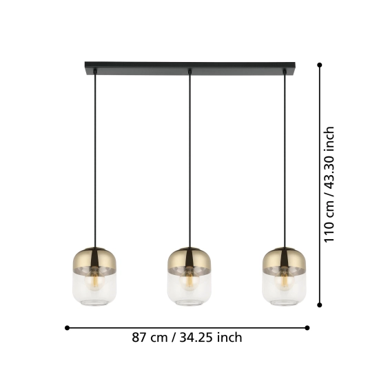 MARYVILLA Lampa wisząca 900551 EGLO