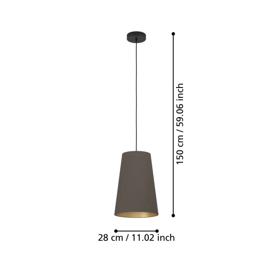 PETROSA Lampa wisząca 390195 EGLO
