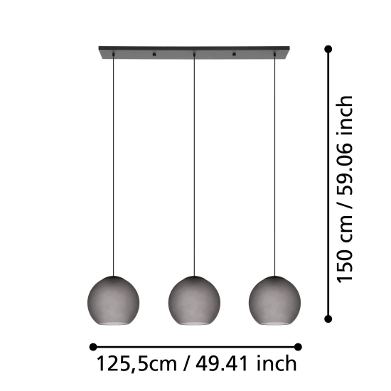 ARANGONA Lampa wisząca 390214 EGLO