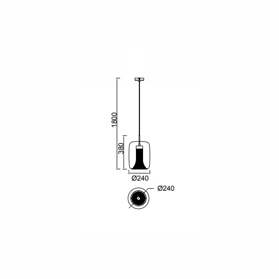lampa wisząca Mantra Kriss 8526MA - zdjęcie dodatkowe 1