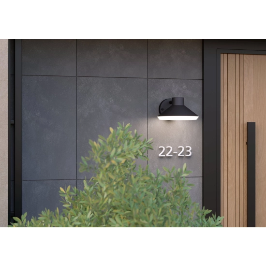 NINNARELLA lampa ścienna kinkiet zewnętrzny GU10 LED czarny 900688 EGLO