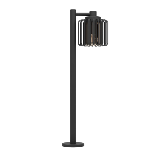 SELINUS Słupek oświetleniowy E27 84,5 cm czarny zewnętrzna lampa stojąca 900684 EGLO