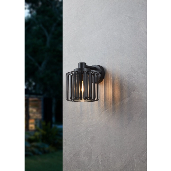 SELINUS lampa ścienna kinkiet zewnętrzny E27 czarny 900672 EGLO