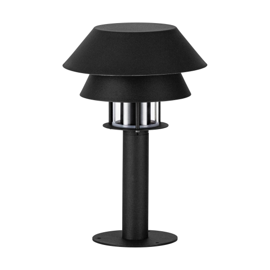 CHIAPPERA Słupek oświetleniowy E27 33 cm czarny zewnętrzna lampa stojąca 900802 EGLO