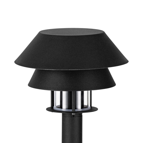 CHIAPPERA Słupek oświetleniowy E27 33 cm czarny zewnętrzna lampa stojąca 900802 EGLO