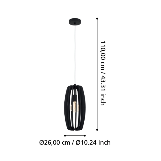 kinkiecik.pl BAJAZZARA Lampa wisząca 900504 EGLO