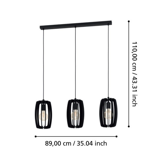 kinkiecik.pl BAJAZZARA Lampa wisząca 900505 EGLO