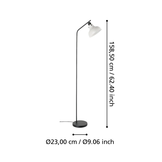 MATLOCK Lampa podłogowa 43844 EGLO