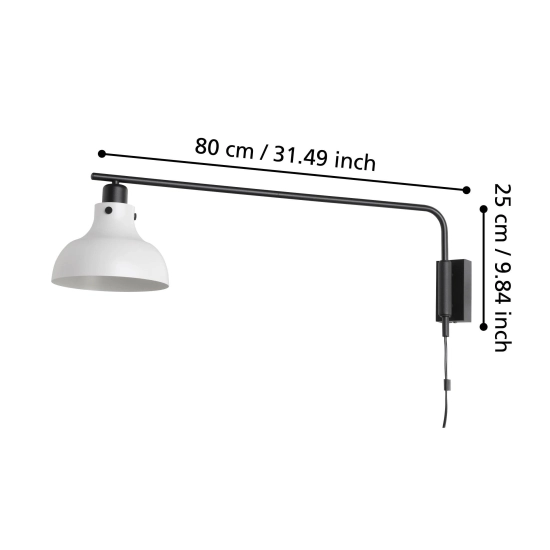 MATLOCK lampa ścienna 43843 EGLO