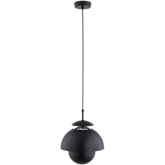 Lampa wisząca RUNO 1xE27 czarny 61478 ALFA