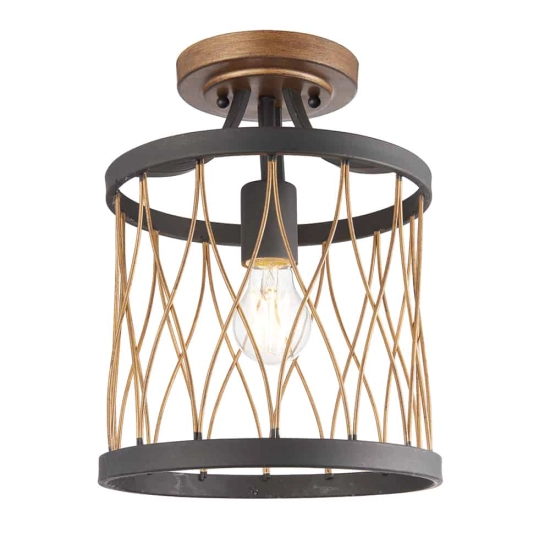 kinkiecik.pl Lampa sufitowa Heston Semi Flush 61497 ENDON
