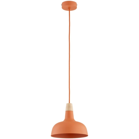Lampa wisząca RODOS 1xE27 pomarańczowy 61628 ALFA