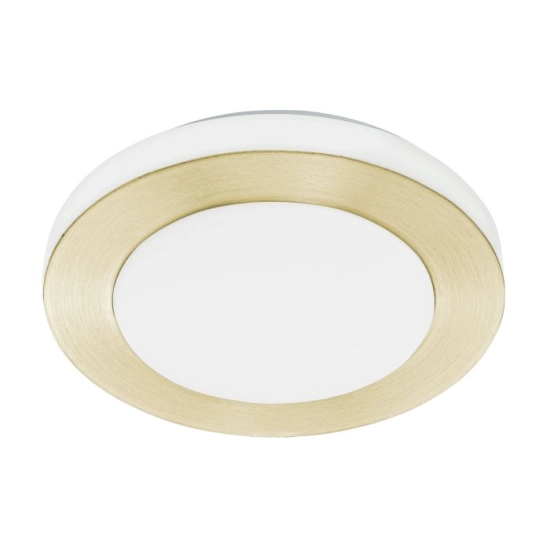 CAPRI Plafon łazienkowy LED 30 cm 3000K IP44 mosiądz oprawa sufitowa 900369 EGLO
