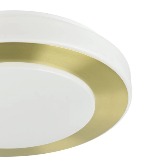 CAPRI Plafon łazienkowy LED 30 cm 3000K IP44 mosiądz oprawa sufitowa 900369 EGLO
