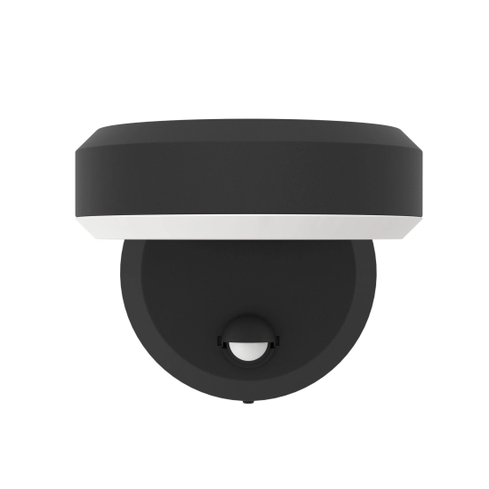 FORNACI lampa ścienna kinkiet zewnętrzny LED z czujnikiem ruchu czarny 900674 EGLO