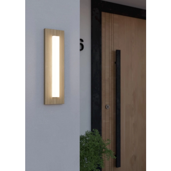 BITETTO lampa ścienna kinkiet zewnętrzny LED brązowy 900679 EGLO