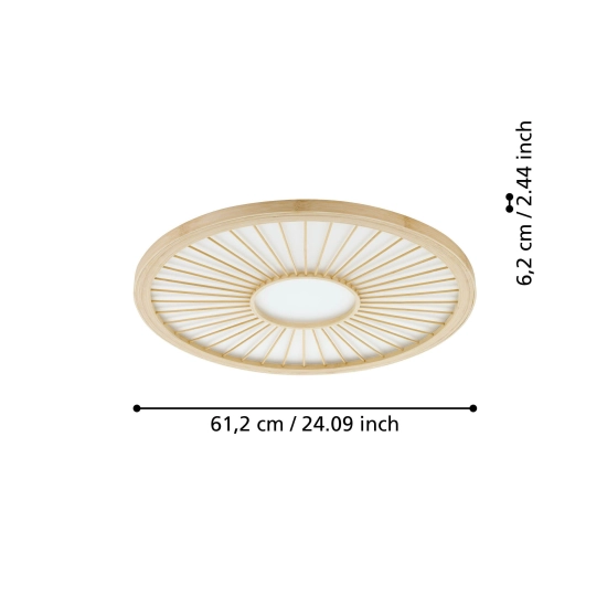 DEHESA oprawa sufitowa 390296 EGLO