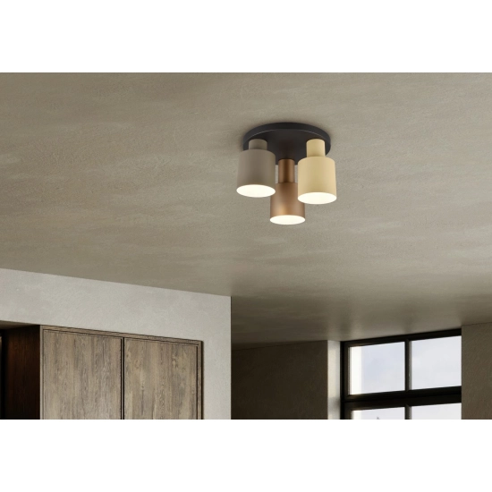 Plafon AGUDO – 619430317 excl. 3x E27 · max. 40W TRIO