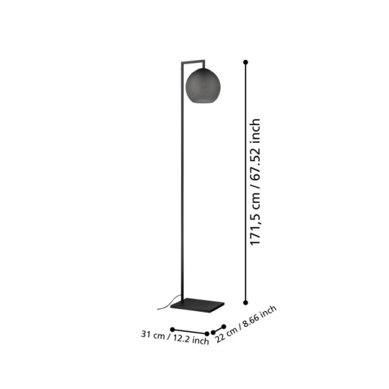 ARANGONA Lampa podłogowa 390254 EGLO