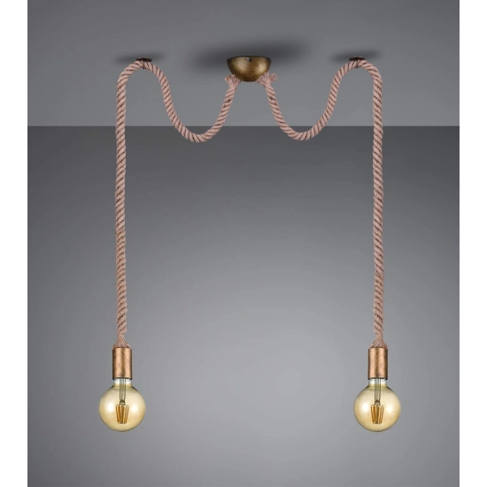 kinkiecik.pl Lampa wisząca ROPE – 310100204 excl. 2x E27 · max. 60W TRIO