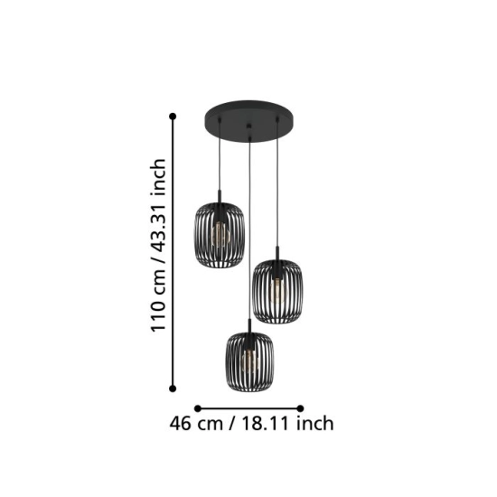 ROMAZZINA Lampa wisząca 900686 EGLO