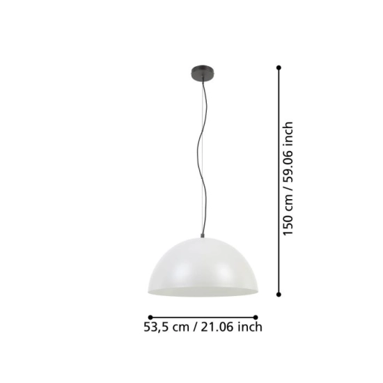 GAETANO 1 Lampa wisząca 900697 EGLO