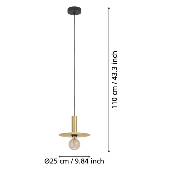 ESCANDELL Lampa wisząca 900731 EGLO