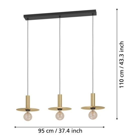 ESCANDELL Lampa wisząca 900732 EGLO