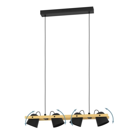 HORNWOOD-Z Lampa wisząca 900883 EGLO