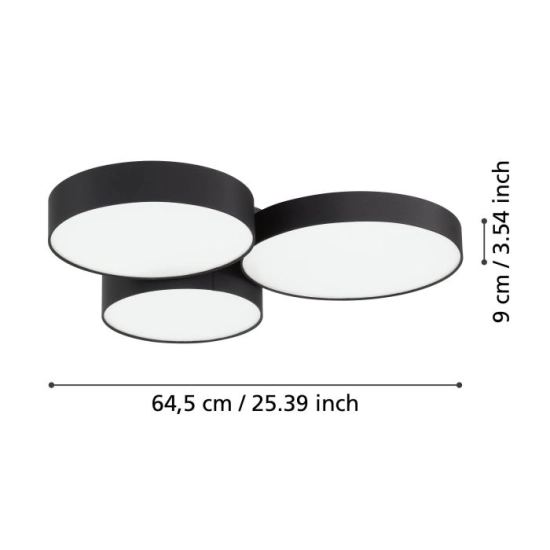 BARBANO-Z oprawa sufitowa 900853 EGLO