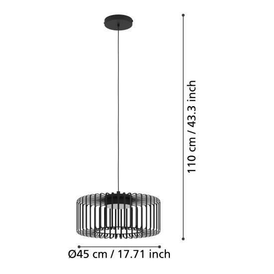 GINESTRONE-Z Lampa wisząca 900723 EGLO